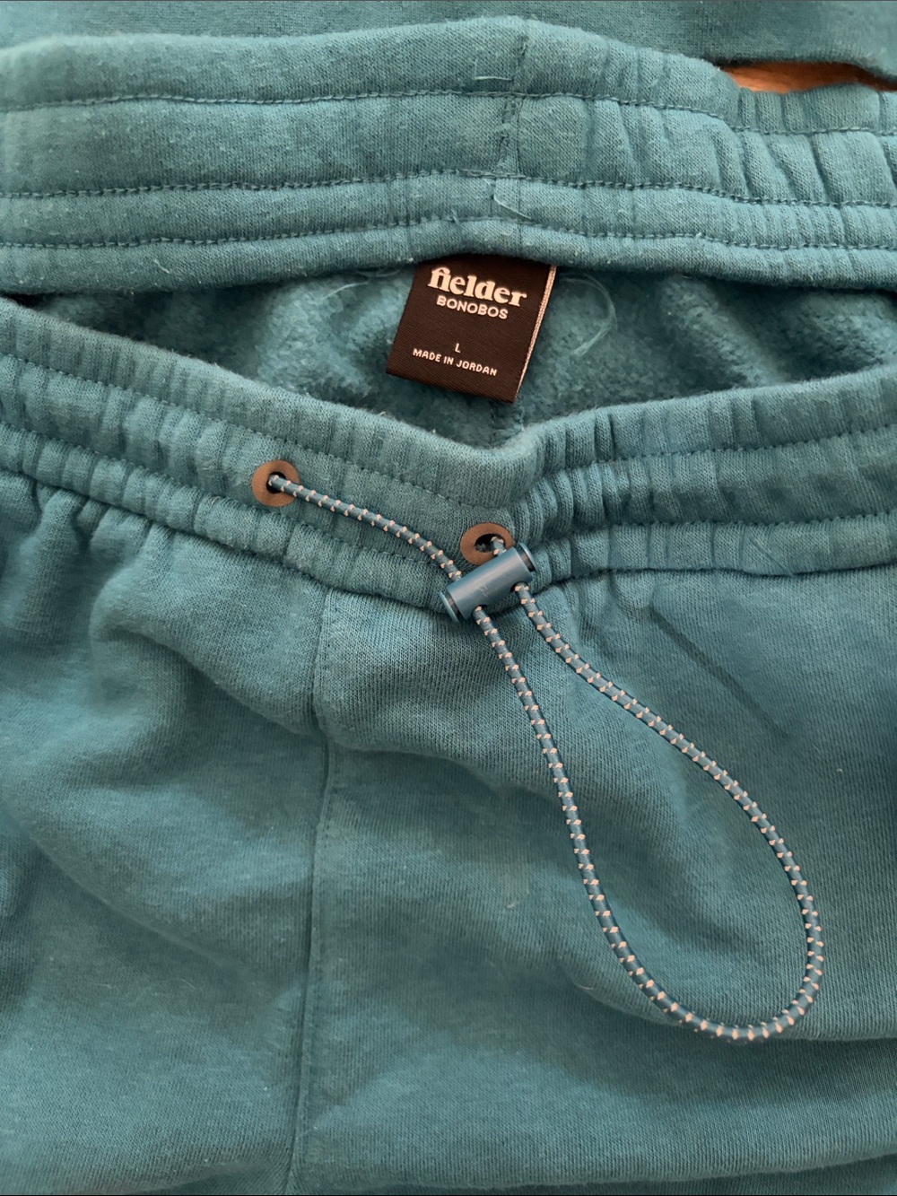 Bonobos Teal Crewneck Top & Shorts Pajama Set - Picture 4 of 4